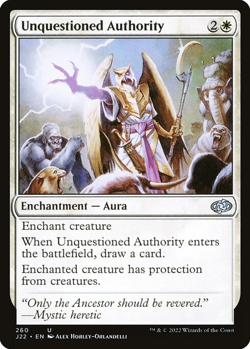 Unquestioned Authority (260) [Jumpstart 2022]