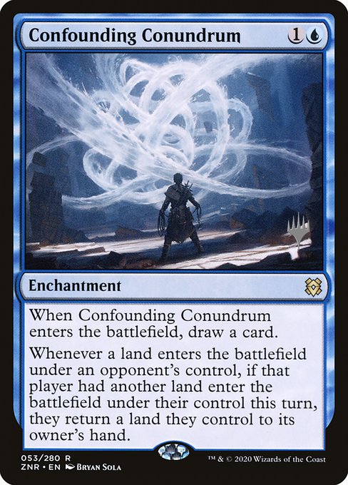 Confounding Conundrum (53p) [Zendikar Rising Promos]