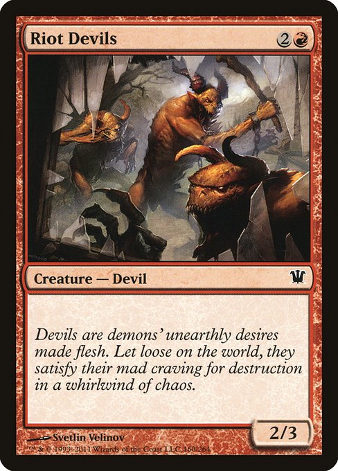 Riot Devils (160) [Innistrad]