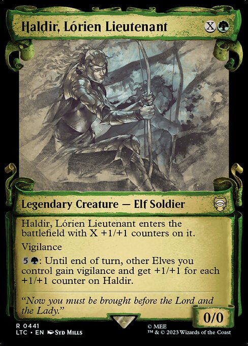 Haldir, Lórien Lieutenant (441) [Tales of Middle-earth Commander] [Showcase]