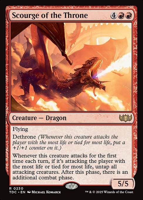 Scourge of the Throne (230) [Tarkir: Dragonstorm Commander]