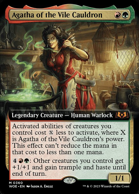 Agatha of the Vile Cauldron (360) [Wilds of Eldraine] [Extended Art]