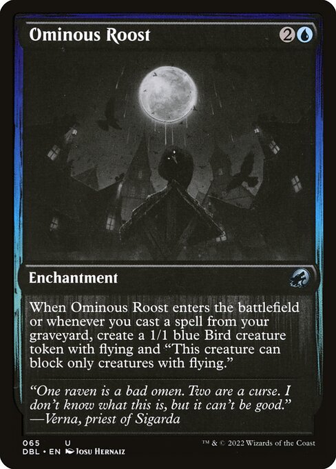 Ominous Roost (65) [Innistrad: Double Feature]