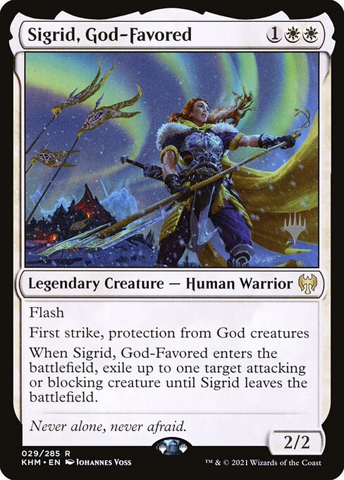Sigrid, God-Favored (29p) [Kaldheim Promos]