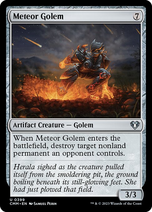 Meteor Golem (399) [Commander Masters]