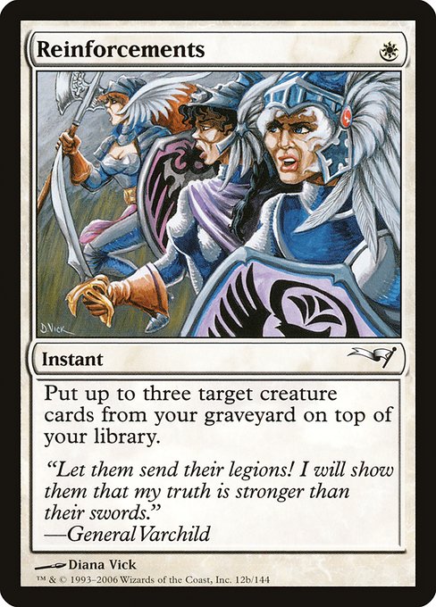 Reinforcements (12b) [Coldsnap Theme Decks]