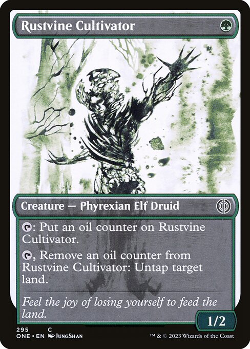 Rustvine Cultivator (295) [Phyrexia: All Will Be One] [Showcase]