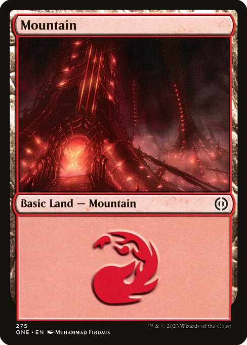 Mountain (275) [Phyrexia: All Will Be One]