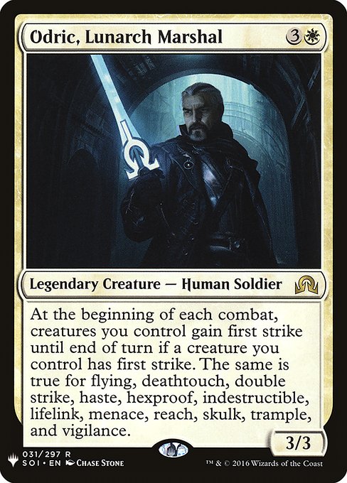Odric, Lunarch Marshal (SOI-31) [The List]