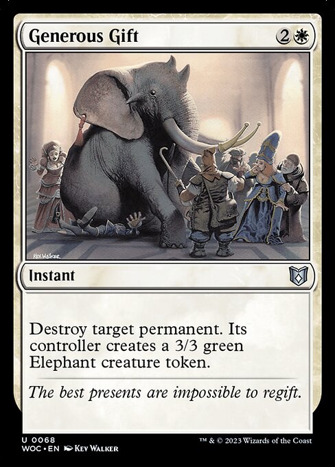 Generous Gift (68) [Wilds of Eldraine Commander]