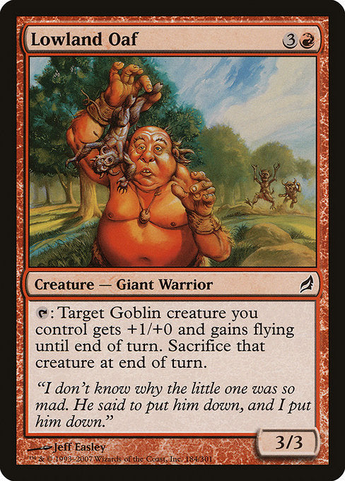 Lowland Oaf (184) [Lorwyn]