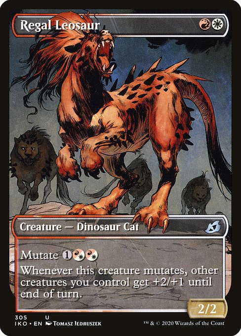 Regal Leosaur (305) [Ikoria: Lair of Behemoths] [Showcase]