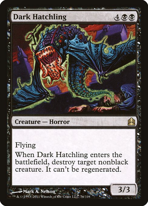 Dark Hatchling (76) [Commander 2011]