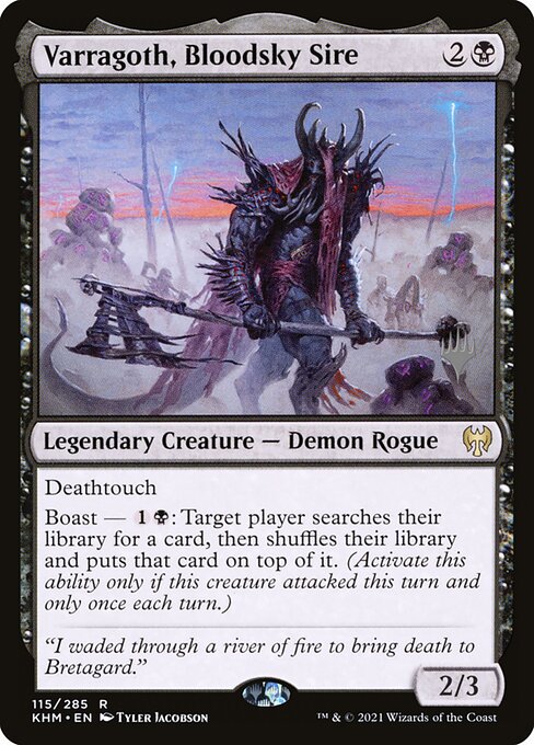 Varragoth, Bloodsky Sire (115p) [Kaldheim Promos]