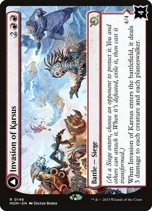 Invasion of Karsus // Refraction Elemental (146s) [March of the Machine Promos]