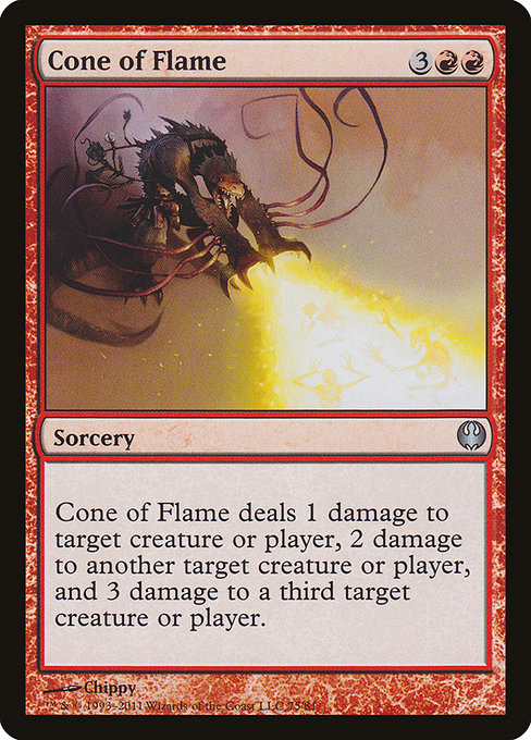 Cone of Flame (75) [Duel Decks: Knights vs. Dragons]