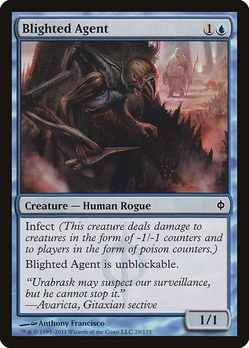 Blighted Agent (29) [New Phyrexia]