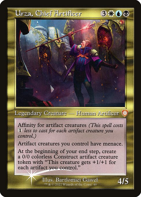 Urza, Chief Artificer (40) [The Brothers' War Commander]