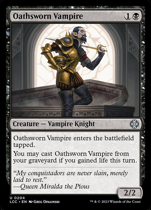 Oathsworn Vampire (204) [The Lost Caverns of Ixalan Commander]