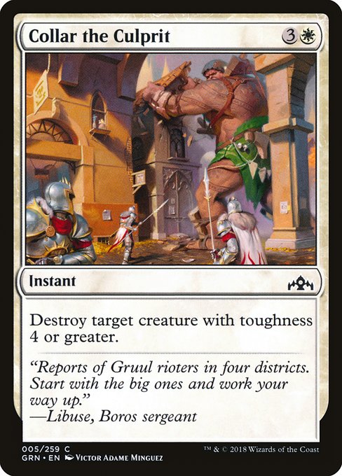 Collar the Culprit (5) [Guilds of Ravnica]