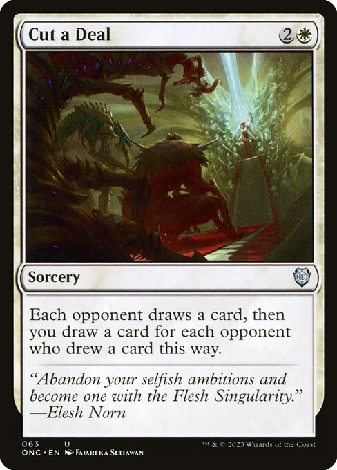 Cut a Deal (63) [Phyrexia: All Will Be One Commander]