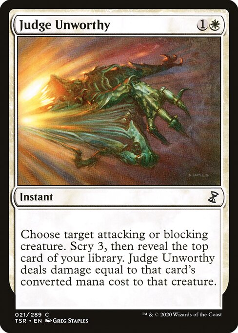 Judge Unworthy (21) [Time Spiral Remastered]