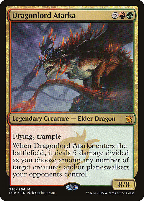 Dragonlord Atarka (216) [Dragons of Tarkir]