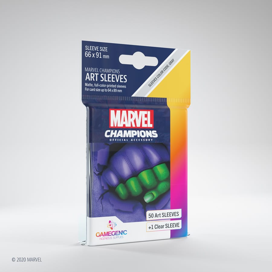 GAMGENIC MARVEL CHAMPIONS SHE-HULK SLEEVES 50 PACK image 3