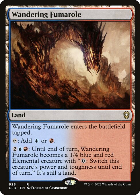 Wandering Fumarole (928) [Commander Legends: Battle for Baldur's Gate]