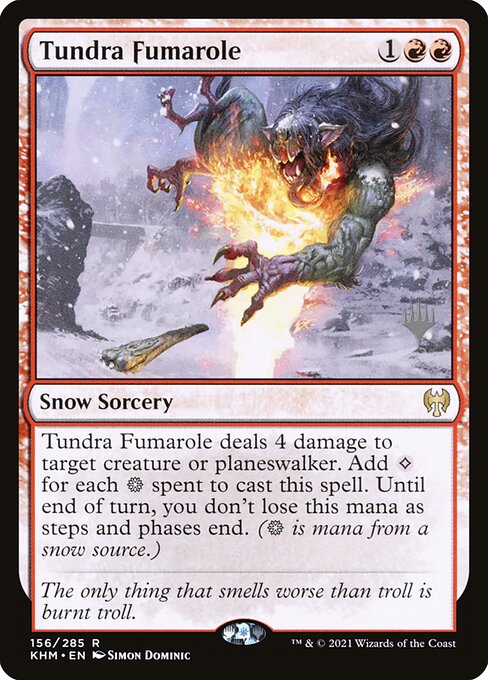 Tundra Fumarole (156p) [Kaldheim Promos]