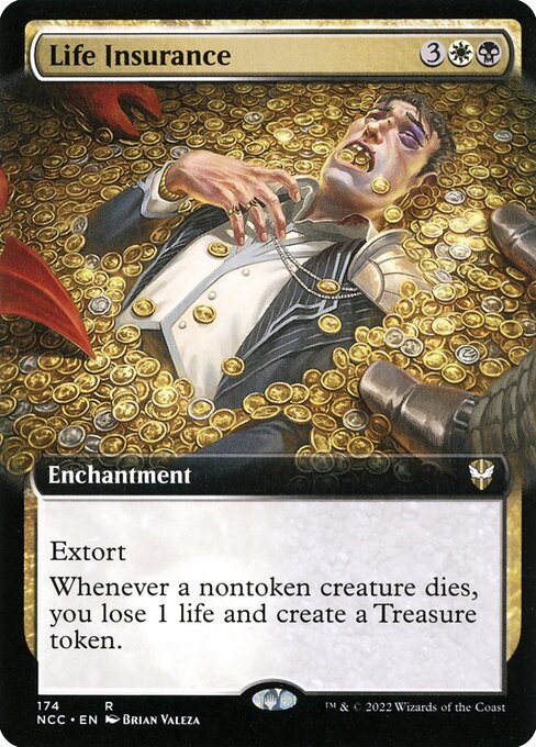 Life Insurance (174) [New Capenna Commander] [Extended Art]