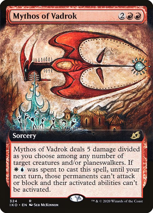 Mythos of Vadrok (324) [Ikoria: Lair of Behemoths] [Extended Art]