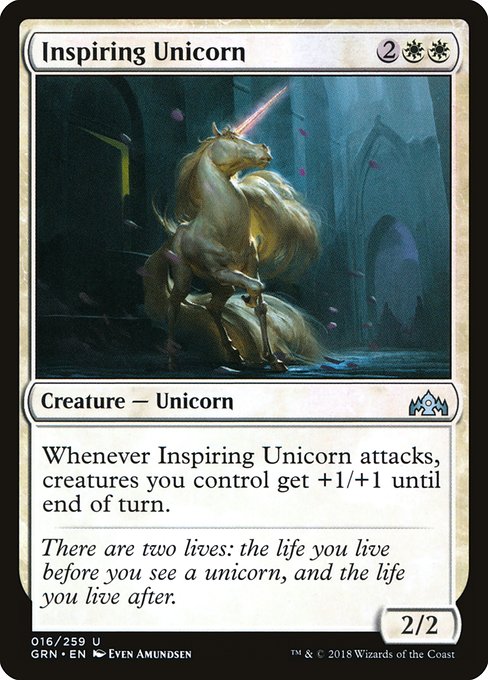 Inspiring Unicorn (16) [Guilds of Ravnica]
