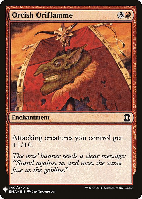 Orcish Oriflamme (EMA-140) [The List]