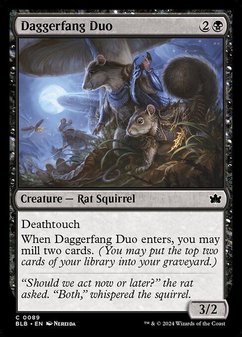 Daggerfang Duo (89) [Bloomburrow]