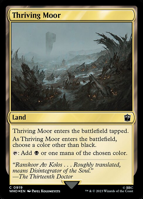 Thriving Moor (919) [Doctor Who]