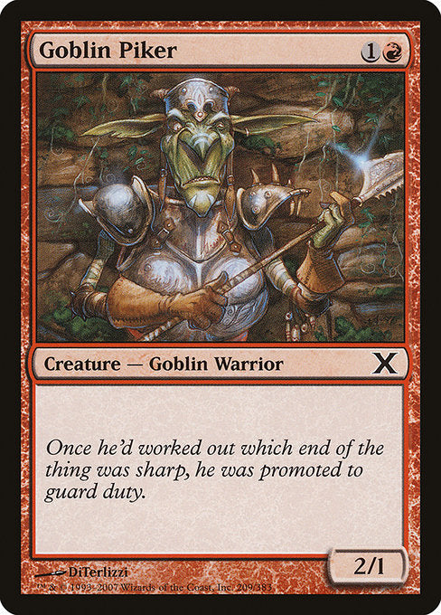 Goblin Piker (209) [Tenth Edition]