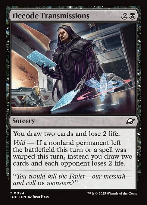 Decode Transmissions (94) [Edge of Eternities]