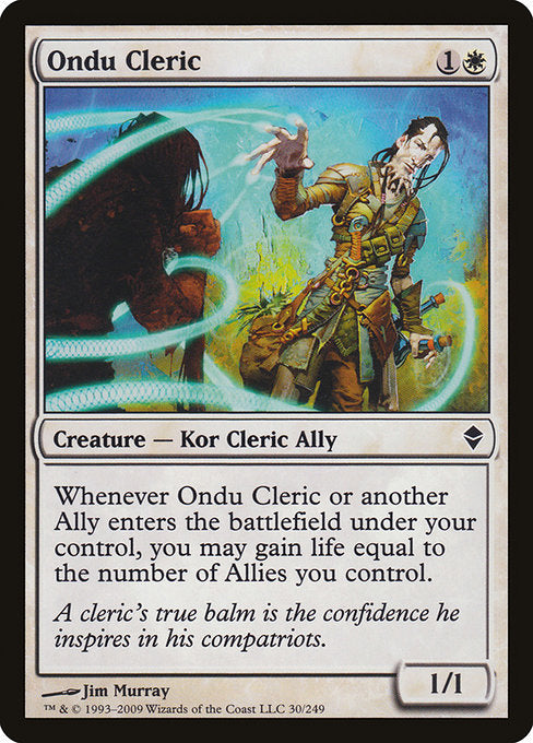 Ondu Cleric (30) [Zendikar]