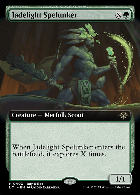 Jadelight Spelunker (403) [The Lost Caverns of Ixalan] [Extended Art]
