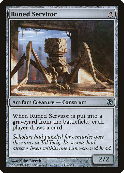 Runed Servitor (42) [Duel Decks: Elspeth vs. Tezzeret]