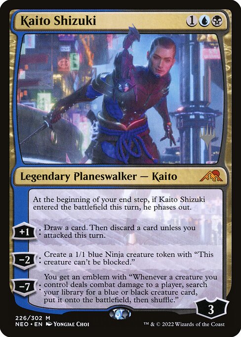Kaito Shizuki (226p) [Kamigawa: Neon Dynasty Promos]