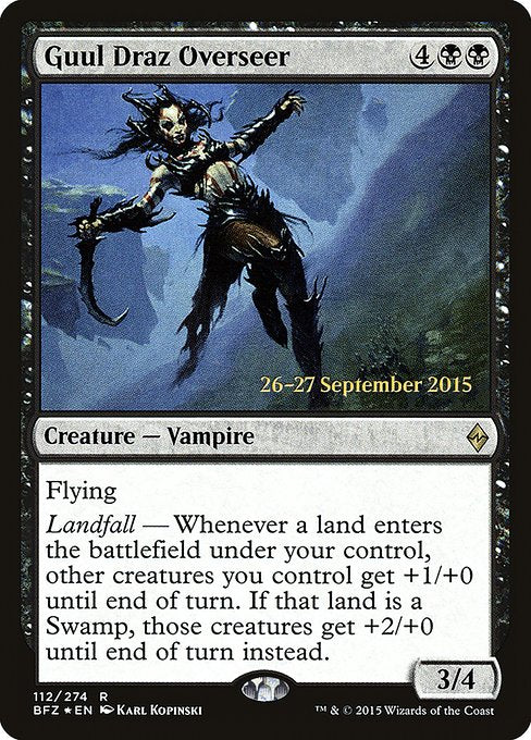 Guul Draz Overseer (112s) [Battle for Zendikar Promos]