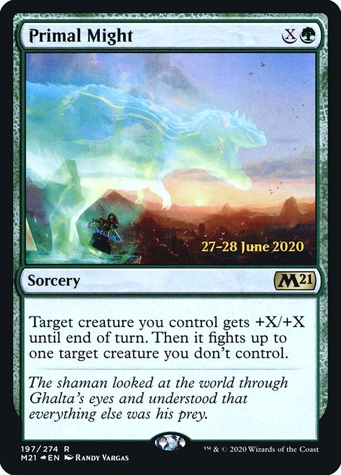 Primal Might (197s) [Core Set 2021 Promos]