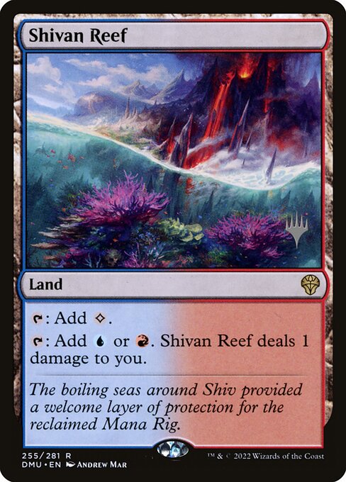 Shivan Reef (255p) [Dominaria United Promos]
