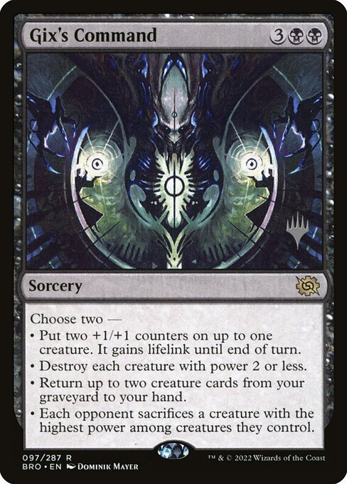 Gix's Command (97p) [The Brothers' War Promos]