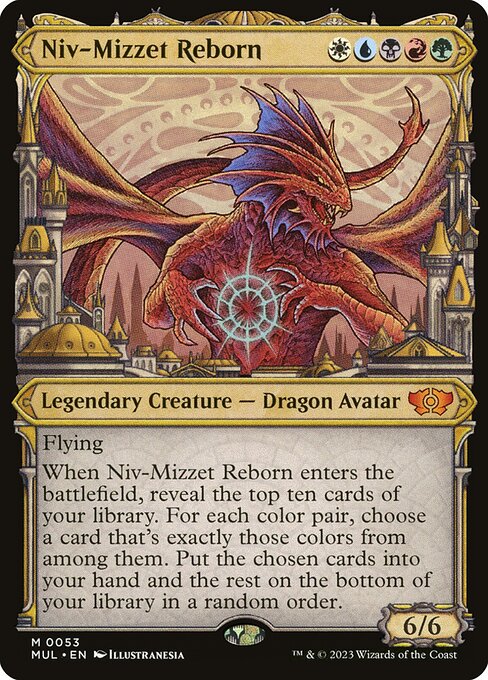 Niv-Mizzet Reborn (53) [Multiverse Legends] [Showcase]