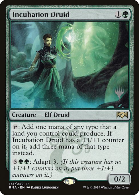 Incubation Druid (131p) [Ravnica Allegiance Promos]