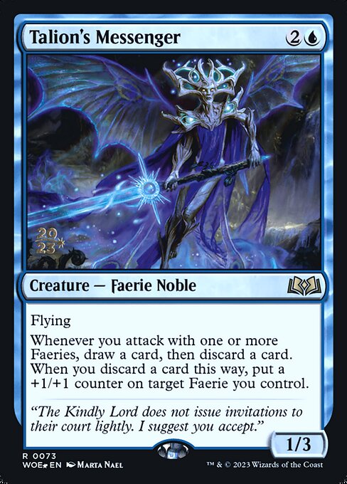 Talion's Messenger (73s) [Wilds of Eldraine Promos]