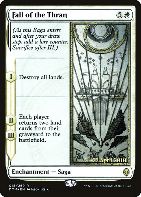 Fall of the Thran (18s) [Dominaria Promos]